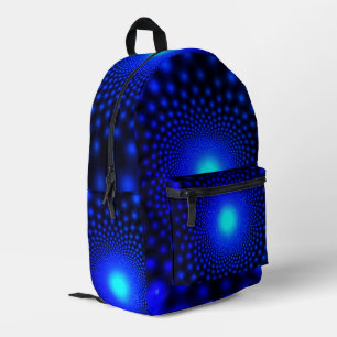 Imprimé Sac à dos Neon Blue Lights
