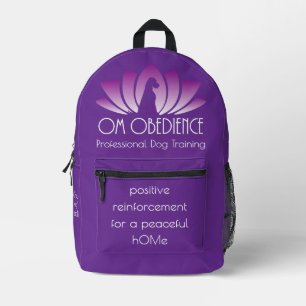 Imprimé Sac à dos Om Obedience (Royal Purple)