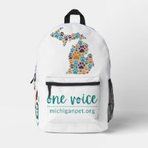 Sac à dos One Voice Empreintes de pattes du Michig