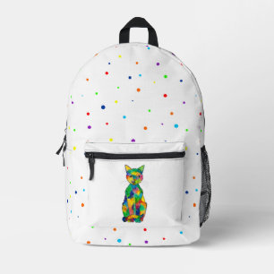 Imprimé Sac à dos pour chat Rainbow