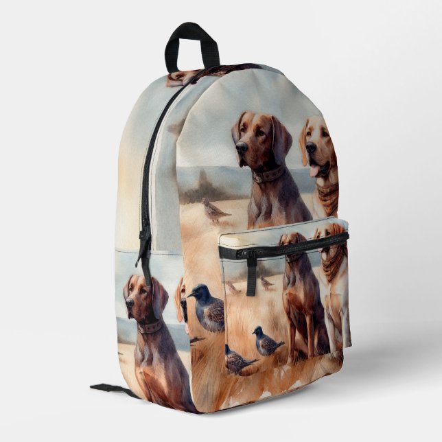 Imprimé Sac à dos pour chiens de chasse (Coin arrière gauche)