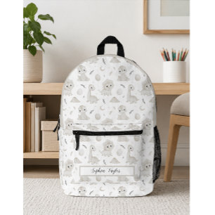 Imprimé Sac à dos pour enfants à motif dinosaure aquarelle