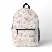 Sac à dos pour enfants Fleurs de cerisier Kawaii