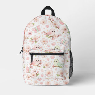 Imprimé Sac à dos pour enfants Fleurs de cerisier Kawaii