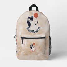 Sac à dos pour fête d'anniversaire de chat smoking