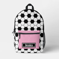 Sac à dos pour filles avec ballon de football à no