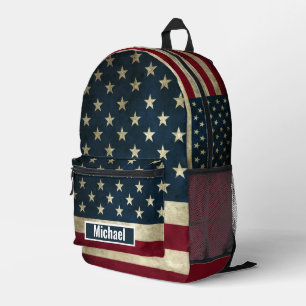 Imprimé Sac à dos pour garçons avec drapeau américain pers