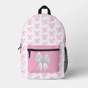 Imprimé Sac à dos pour Motif à mâchoire rose mignon avec r