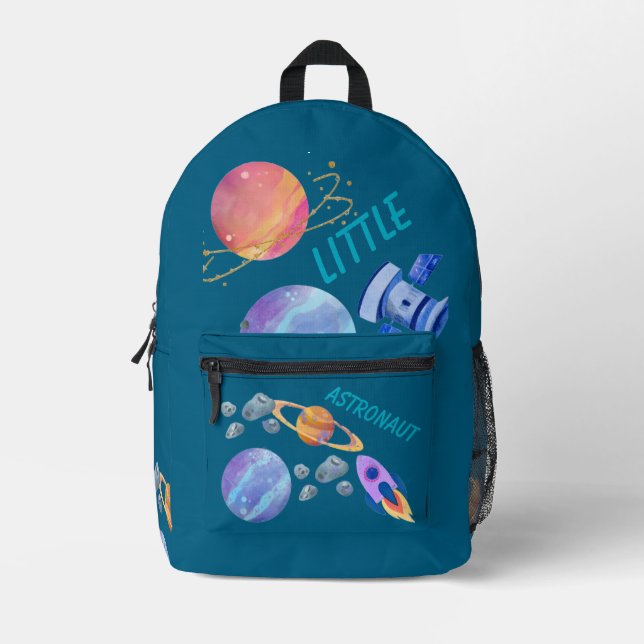 Imprimé Sac à dos pour petits astronautes - Pl espace colo (Recto)
