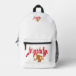 Imprimé sac à dos pour salle de sport et entraînement