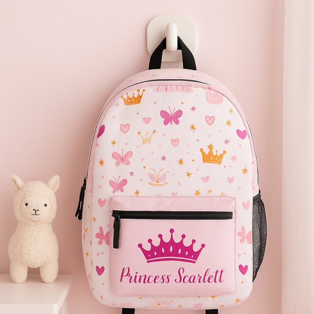 Imprimé Sac à dos Princess Personnalisé Filles (Créateur téléchargé)