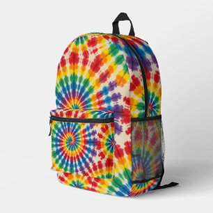 Imprimé Sac à dos psychédélique Tie Dye Rétro Groovy