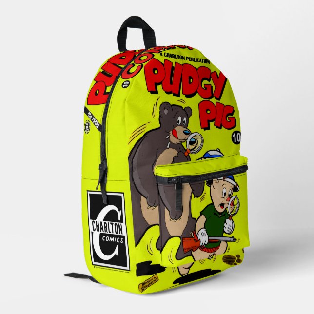 Imprimé Sac à dos PUDGY PIG Comics (Coin arrière gauche)