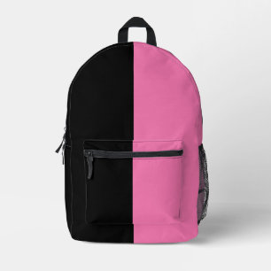 Imprimé Sac à dos rose noir personnalisable