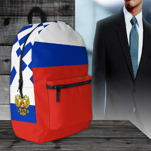 Imprimé Sac à dos russe, patriotique, Drapeau russe