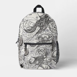 Imprimé Sac à dos streetwear cosmique pour futur astronaut