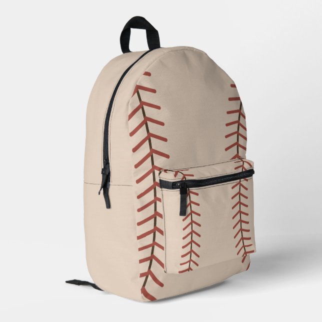 Imprimé Sac à dos vintage baseball  (Coin arrière gauche)
