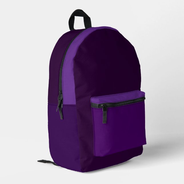 Imprimé Sac à dos violet multicolore  (Coin arrière gauche)