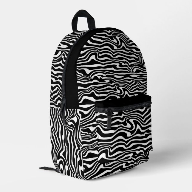 Imprimé Sac à dos ZEBRA Design (Coin arrière gauche)