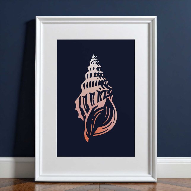 Imprimé Sea Shell II | Impression murale de coques (Sea Shell Ocean Wall Art Poster Print | Wall Art by TinkPrints.)