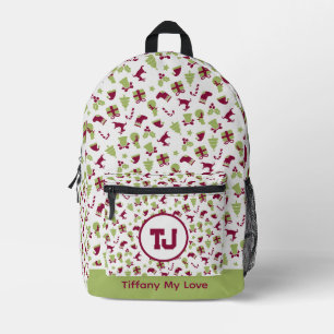 Imprimé Sportif Classique Sporty Sporty sac à dos pour gar