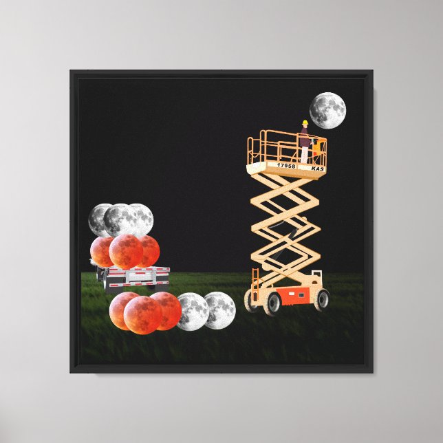 Imprimé sur toile étirée de voleur céleste (Recto)