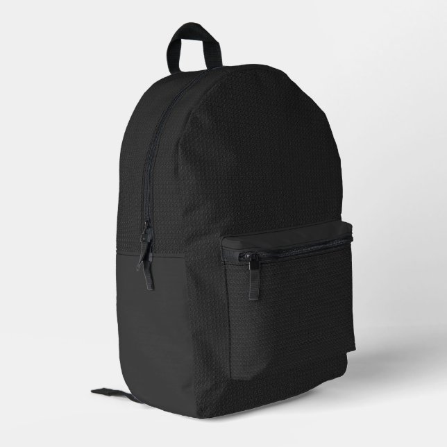 Imprimé Vieux Sac à Dos en Métal Rustique (Coin arrière gauche)