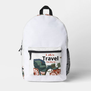 Imprimé Voyageons à Alexandrie Egypte Sac à dos Voyage