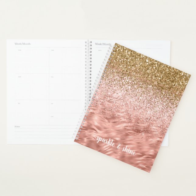 Imprimé zèbre chic rose pailleté (Devant avec enveloppe)