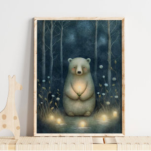Imprimer Jardin d'ours mystique Impression de l'