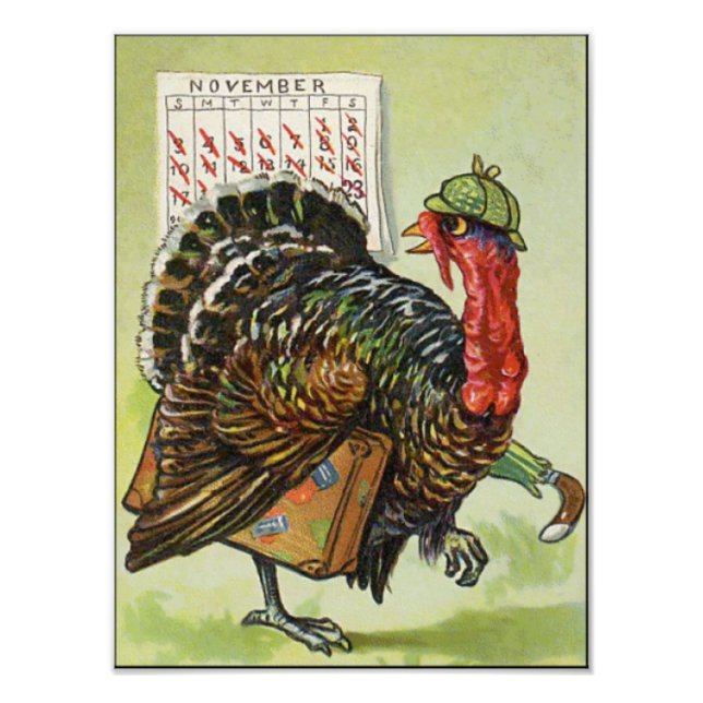 Imprimer la photo de la journée Thanksgiving (Devant)
