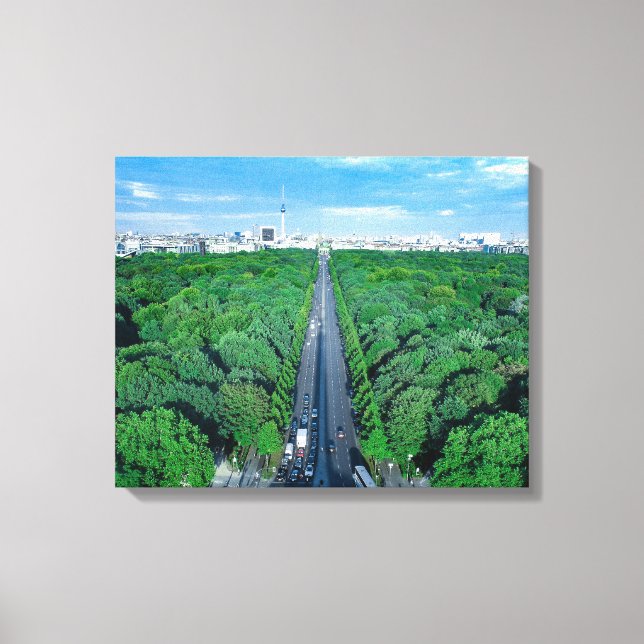 Imprimer la toile de Berlin Tiergarten (Recto)
