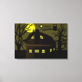 Imprimer la toile de maison Halloween