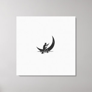 Imprimer la toile "Lune d'aviron"