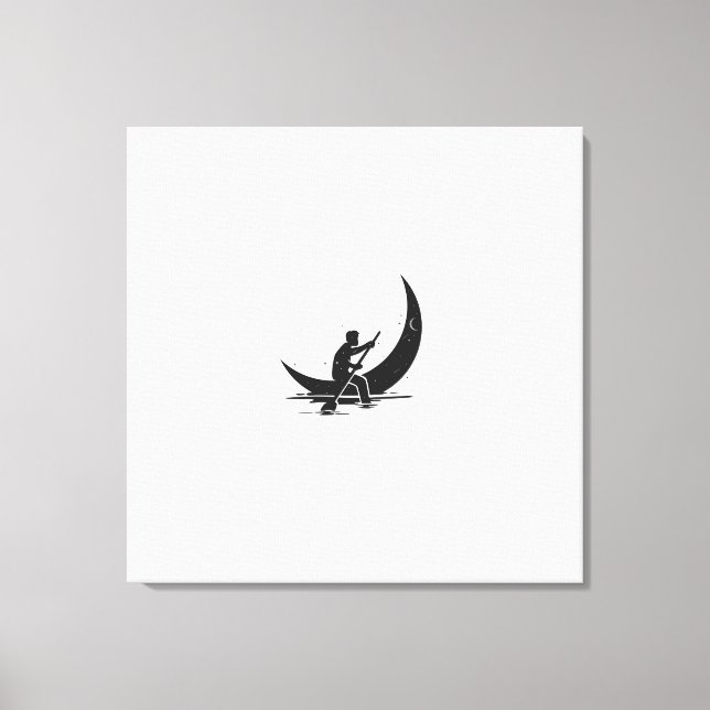 Imprimer la toile "Lune d'aviron" (Recto)