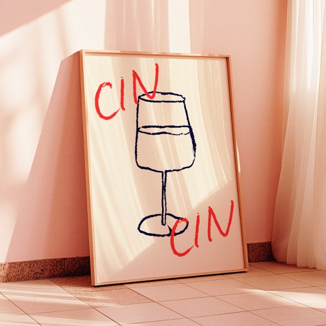 Imprimer l'art Cin | Poster de décoration de bar/c (Créateur téléchargé)