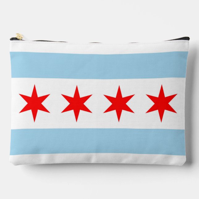 Imprimer Sac à coudre avec drapeau de Chicago (Recto)