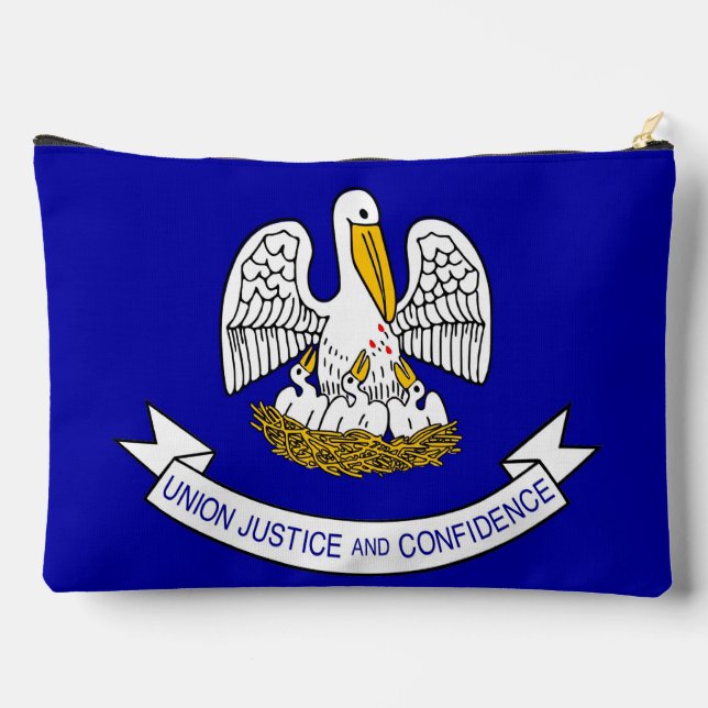 Imprimer Sac à coudre avec drapeau de la Louisiane (Verso)