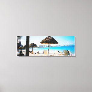 Imprimer toile de plage tropicale