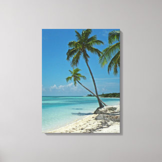 Imprimer toile de plage tropicale