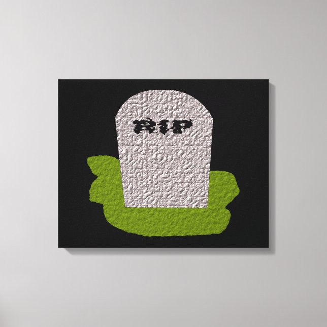 Imprimer Toile Tombstone RIP (Recto)