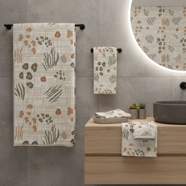 Imprimés d'animaux de safari boho tissage ID1274 (Créateur téléchargé)