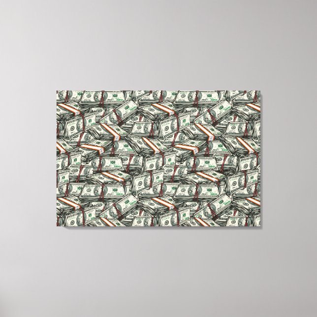 Imprimez sur toile pour aller chercher l'argent (Recto)