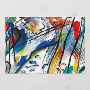 Improvisation de Kandinsky 28 invitations