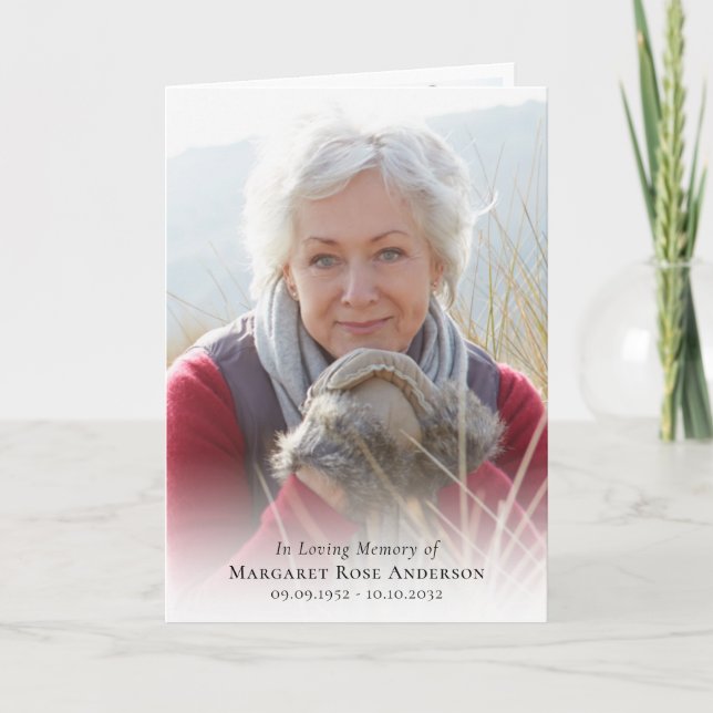 In Love Memory Nécrologie Photo Collage Mémorial N (Devant)