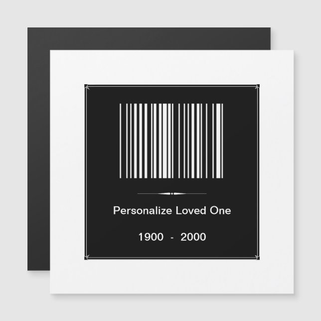 In Love Memory - Personnaliser / Nom de la photo D (Devant / Derrière)