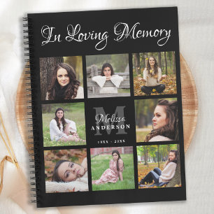 In Love Memory Photo Memorial Funeral Livre d'or