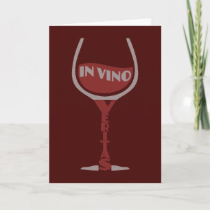 In vino veritas cartes de voeux faites sur