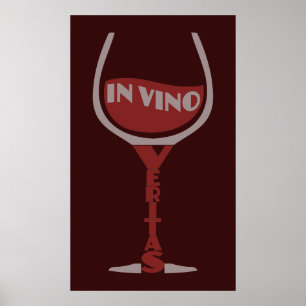 In Vino Veritas custom poster
