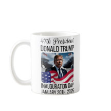 Inauguration Mugs 45ème 47ème Président Donald Tru